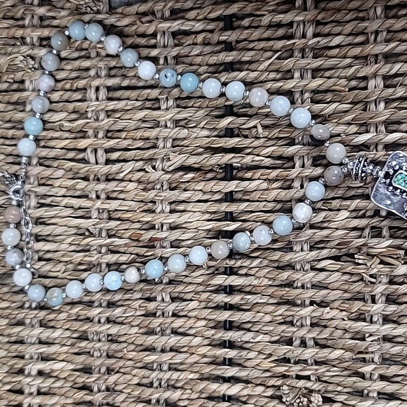 Plunder ryan cross silver necklace nwt new - Picture 3 of 6